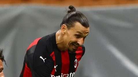 Milan, tegola Ibrahimovic: lo svedese infortunato e sostituito alla mezz'ora