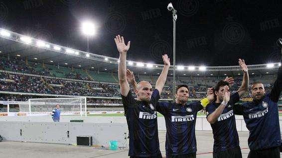 FOTO - Il saluto di Cambiasso, Zanetti, Milito e Samuel