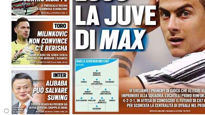 Prima pagina TS - Alibaba può salvare Suning