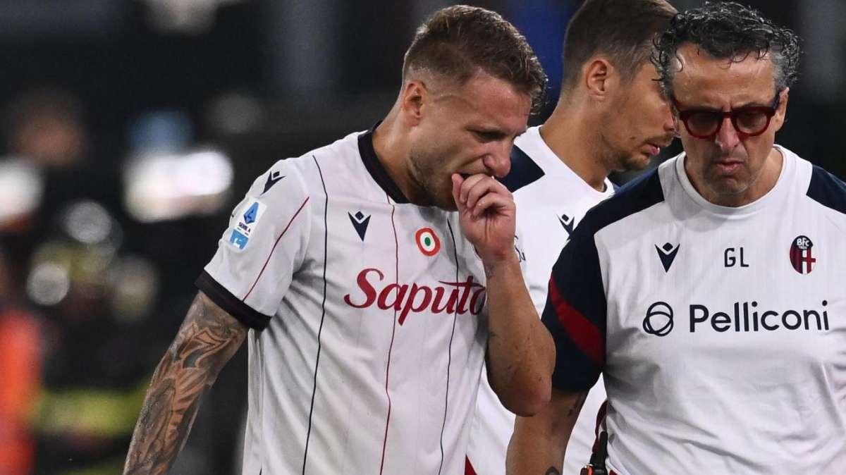 Bologna, tegola Immobile: per l'attaccante lesione al bicipite femorale destro e lungo stop. Si ferma anche Casale 