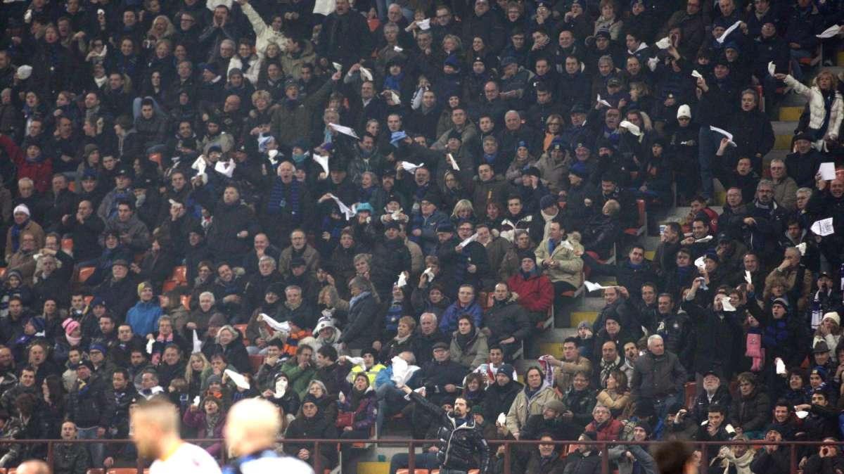 Laziali e interisti insieme nel secondo anello blu