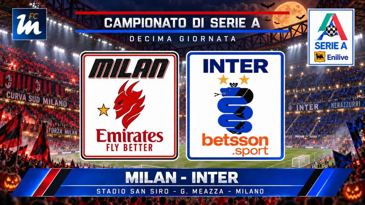 LIVE - Milan-Inter, le ufficiali: rivoluzione Chivu, c'è anche Spence dal 1'