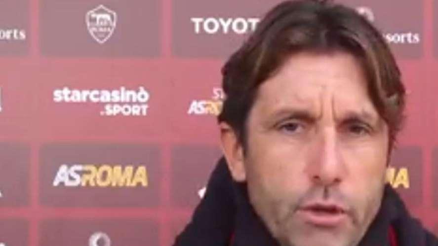Roma Primavera, Guidi: "Contro l'Inter per verificare i nostri miglioramenti"