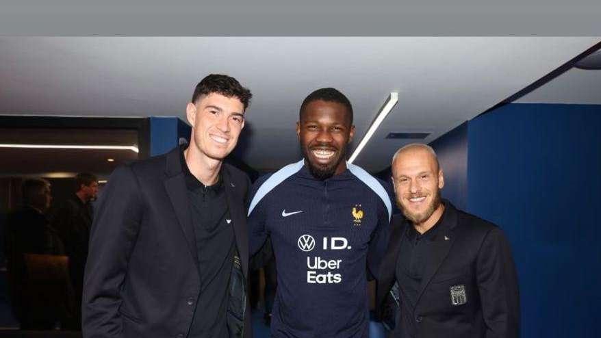 Reunion Inter-Nazionale in quel di Parigi: Thuram accoglie i compagni Dimarco e Bastoni