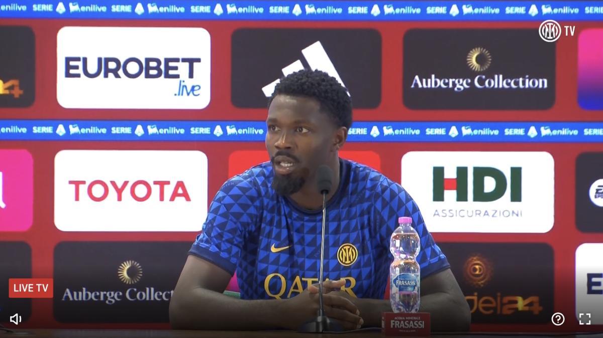 Thuram in conferenza: "Ci sono anche gli avversari, Roma fantastica nel primo tempo"