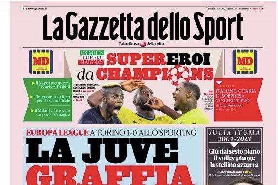 Prima GdS - Supereroi da Champions: l'Inter conta su Rom per il riscatto finale