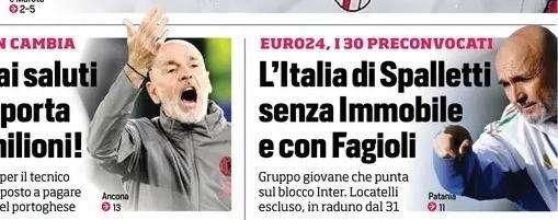 Prima CdS - L'Italia di Spalletti. Gruppo giovane che punta sul blocco Inter