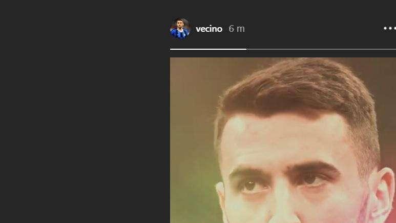Vecino verso il Barça: su Instagram si carica con la musica della Champions
