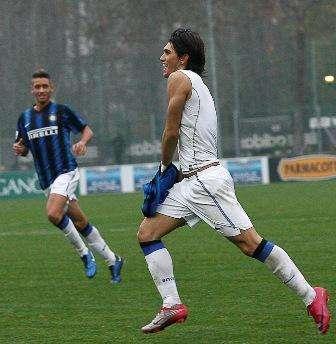 Inter-Vicenza, Dell'Agnello show nel primo tempo