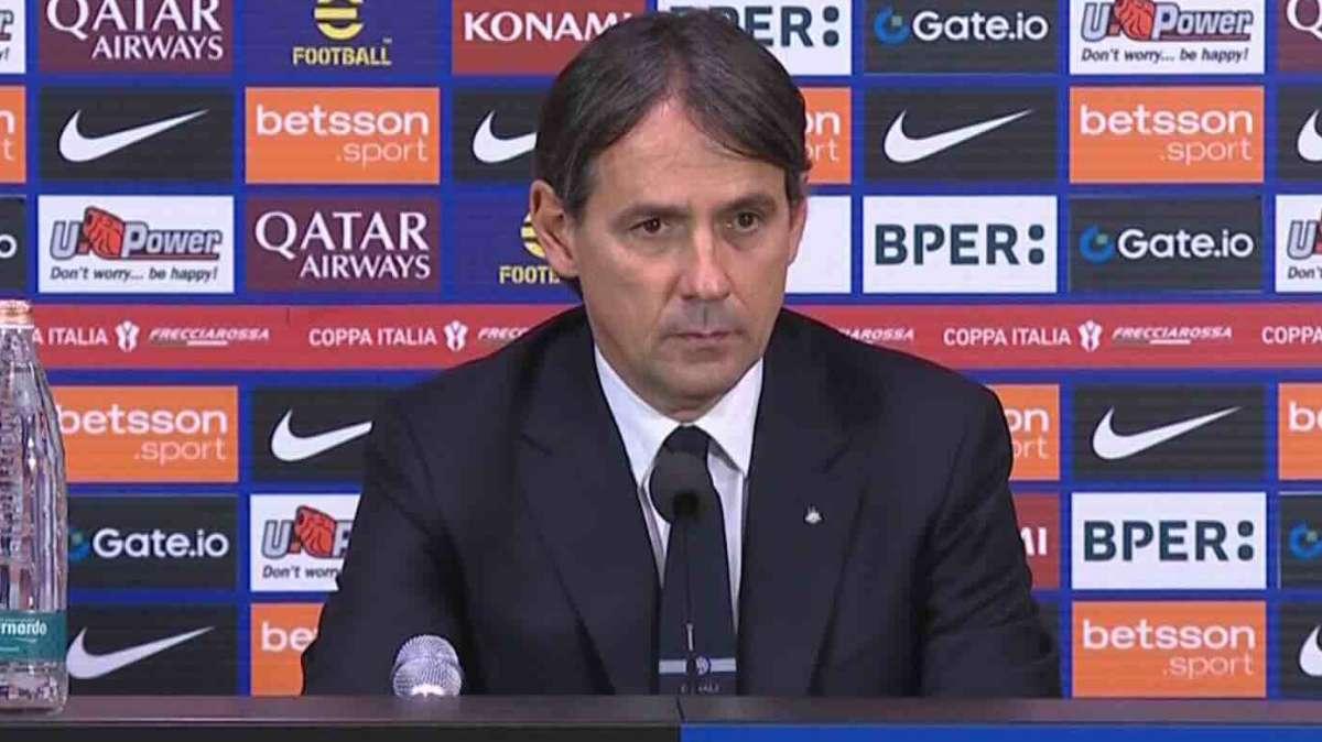Inzaghi in conferenza: "Acerbi è più avanti di Pavard. Barella? Vediamo se ce la fa per il Como"