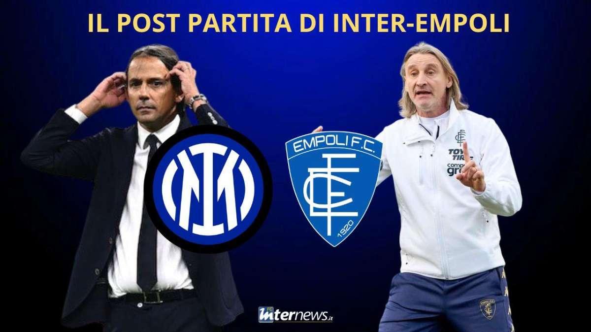 Rivivi la diretta! Il POST PARTITA di INTER-EMPOLI: PAGELLE, ANALISI e COMMENTI