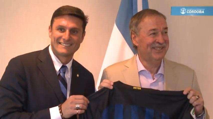 Zanetti dal governatore: "Il calcio ha valori importanti"