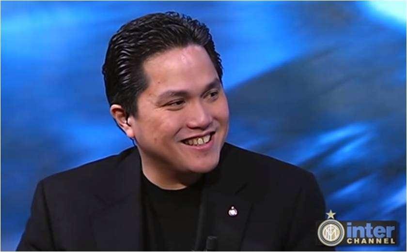 Erick Thohir è atterrato all'aeroporto di Malpensa