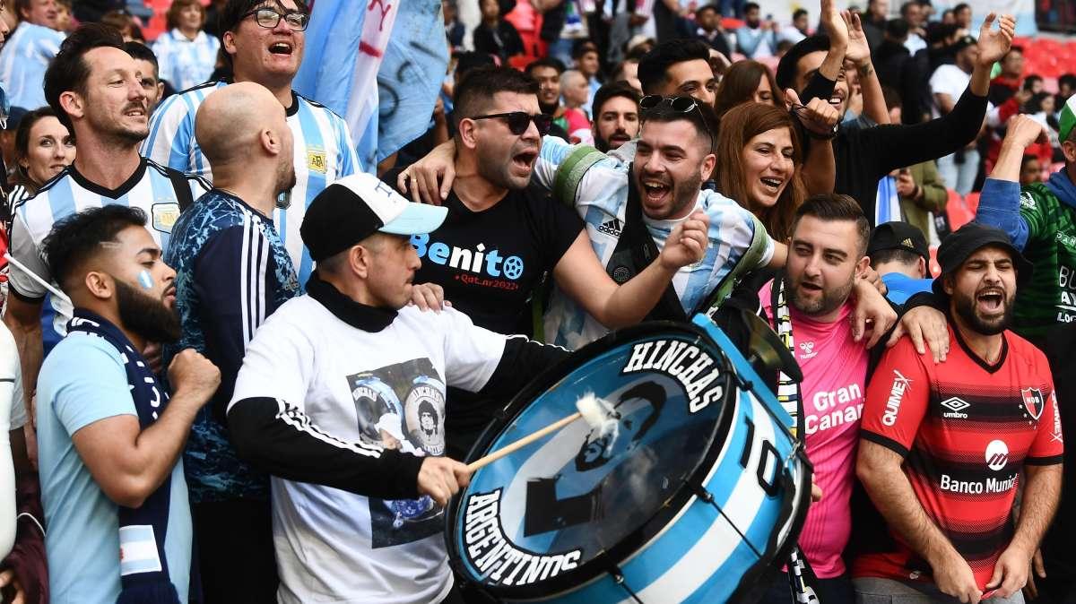 MD - 'Locura' a Elche prima di Argentina-Angola: oltre 20mila spettatori hanno assistito all'allenamento di Lautaro e compagni 