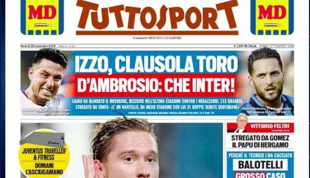 Prima TS - D'Ambrosio: che Inter! L'ex granata stregato da Conte: "È un martello"