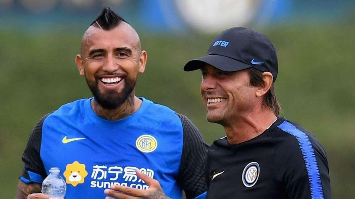 Vidal recupera senza fretta, Conte loda il suo spirito di sacrificio e di squadra