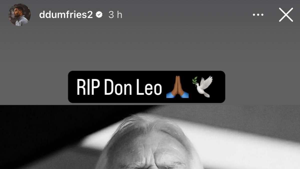 Dumfries saluta Beenhakker: "Grazie per la fiducia e i consigli. Rip Don Leo"