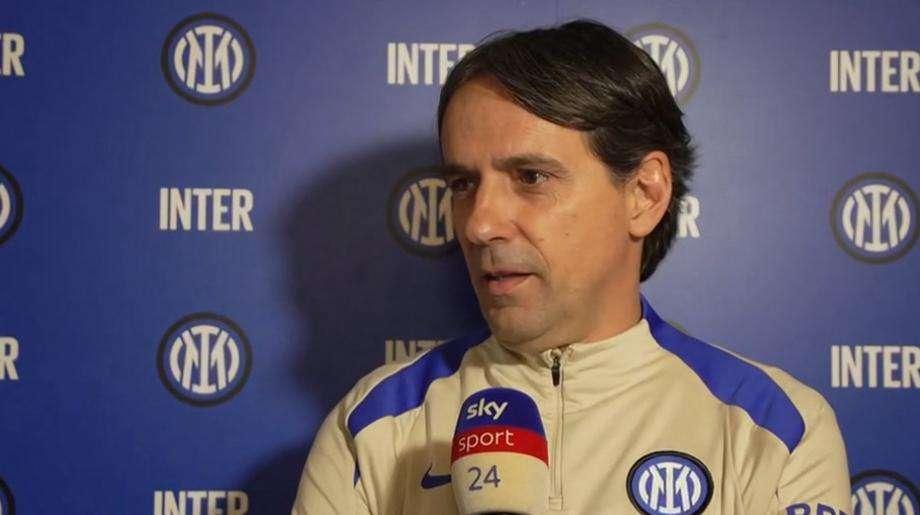 Inzaghi a Sky: "Calhanoglu è pronto, deciderò domani se giocherà. Il derby Scudetto momento top da allenatore"