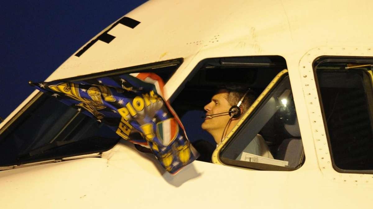 L'Inter è atterrata a Forlì. Ora si va in hotel