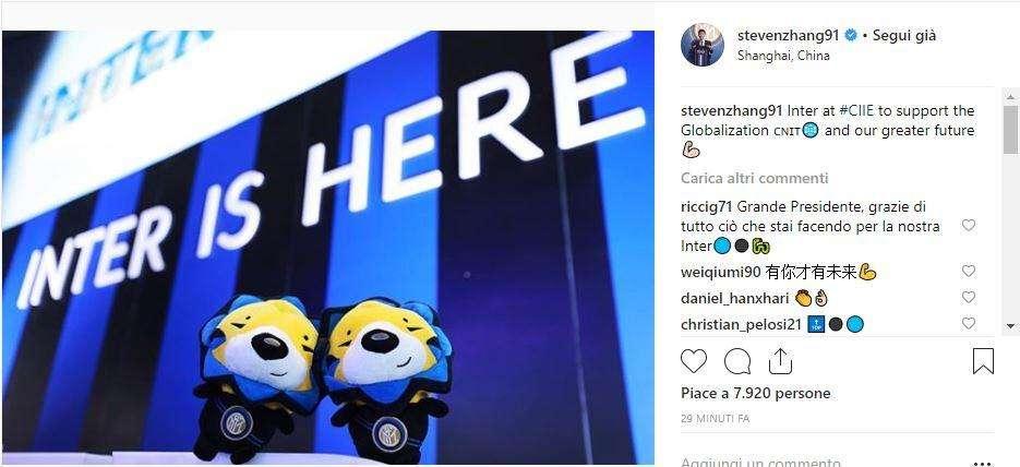 L'Inter al China International Expo, Zhang jr. promette "un futuro più grande"