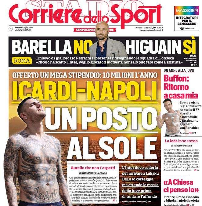 Prima CdS - Icardi-Napoli, offerti 10 milioni l'anno