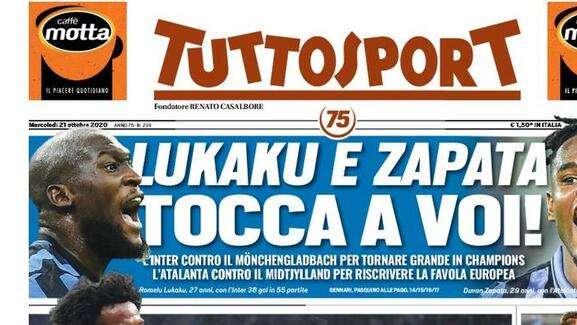 Prima TS - L'Inter contro il Mönchengladbach per tornare grande in Champions