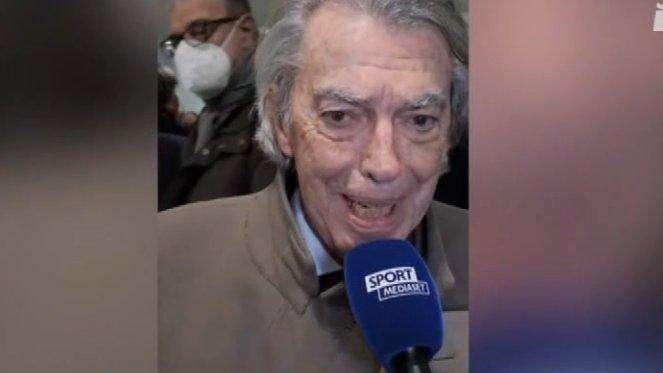 Moratti: "Bello rivedere Mourinho a San Siro. Buona risposta dopo il derby"