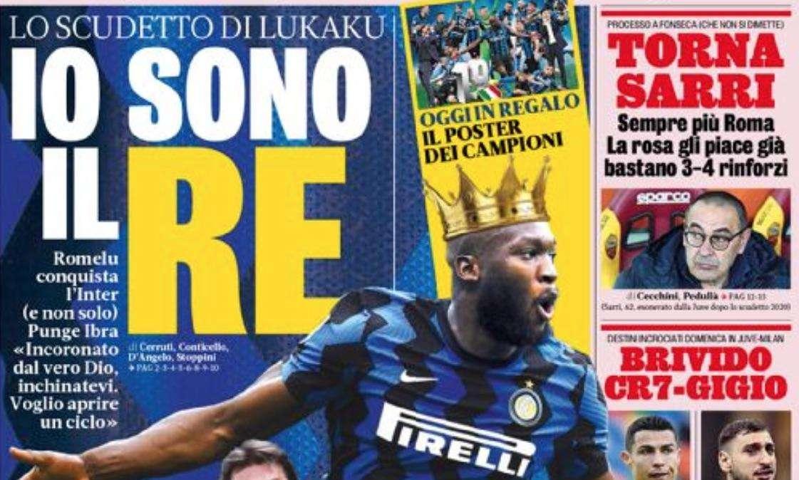 Prima GdS - Lukaku: "Io sono il re". Conte al rialzo: chiede tre colpi e un portiere 