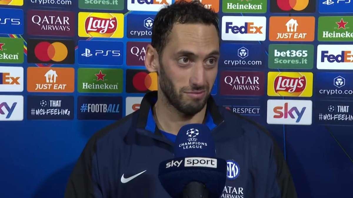 Calhanoglu a Sky: "Serata bellissima, sapevamo di dover soffrire. Oggi ho aiutato Acerbi perché Muller..."