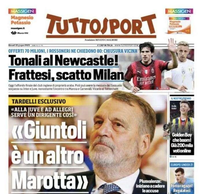 Prima TS - Frattesi, scatto Milan: sorpasso su Inter e Juventus