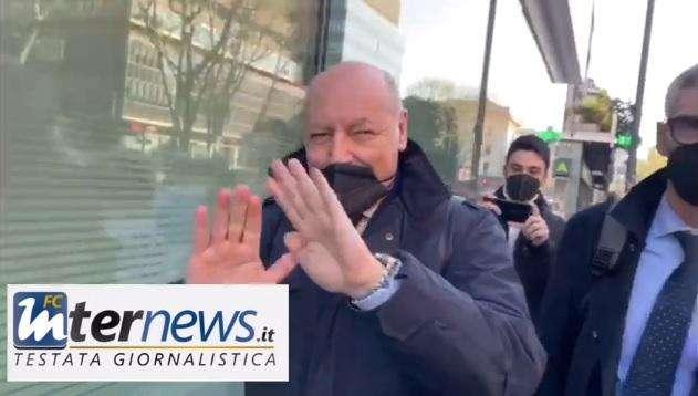 VIDEO - Marotta lascia l'Assemblea di Lega: no comment dell'ad dell'Inter 