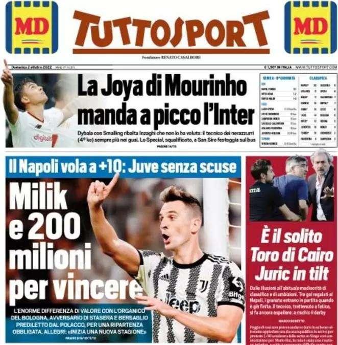 Prima TS - La Joya di Mourinho manda a picco l’Inter