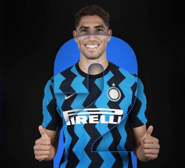 Achraf Hakimi sceglie il numero 2: dopo la Lega Serie A, anche l'Inter dà l'annuncio