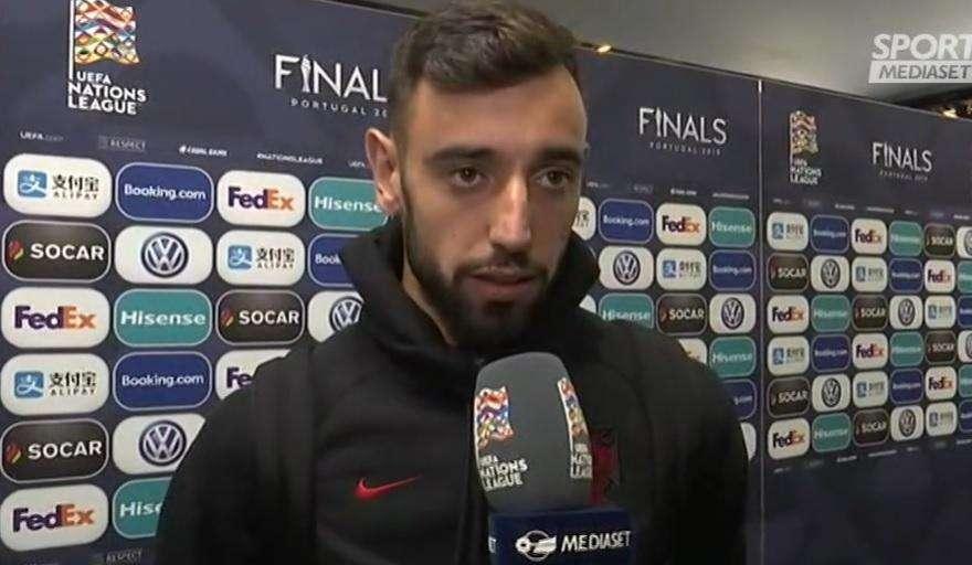Bruno Fernandes: "Bello vedermi accostato all'Inter, ma non so nulla. Conte? Un grande allenatore"