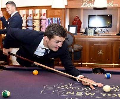 FOTO - Mateo Kovacic si scalda... con il biliardo
