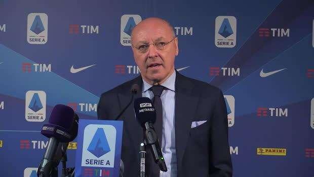 Marotta: "Contenti per il primato, meriti a Conte e alla proprietà. Rinnovo Lautaro? Sa che lo stimiamo"