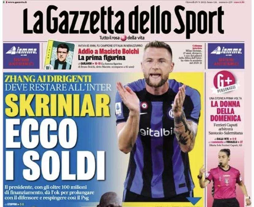 Prima GdS - Skriniar, ecco i soldi
