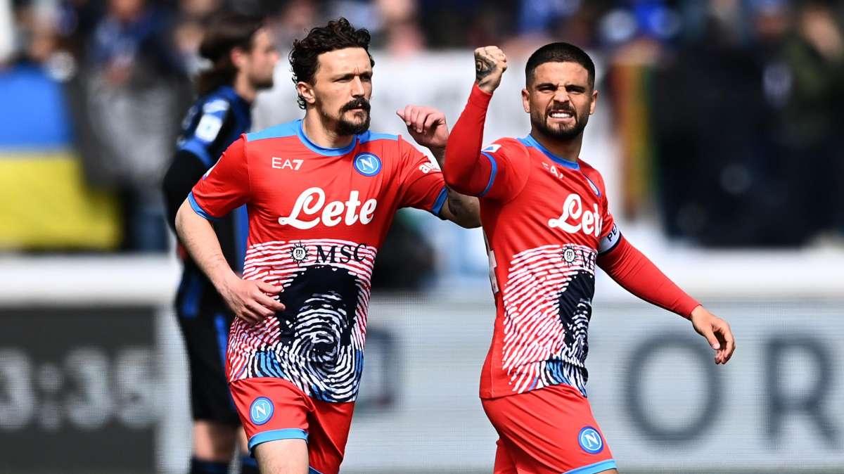 Serie A - Il Napoli non molla lo Scudetto: 3-1 a Bergamo, Atalanta ko. Manita dell'Udinese al Cagliari 