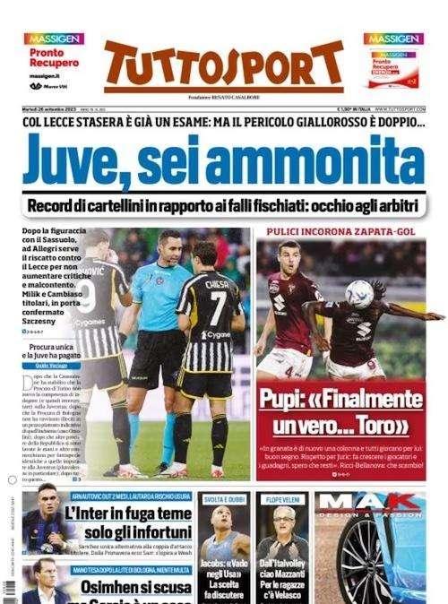 Prima TS - L'Inter in fuga teme solo gli infortuni: Lautaro a rischio usura 