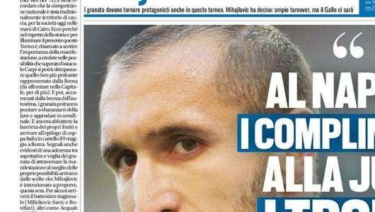 Prima Ts - Inter, c'è Verdi nel piano scudetto: affare alla Gagliardini