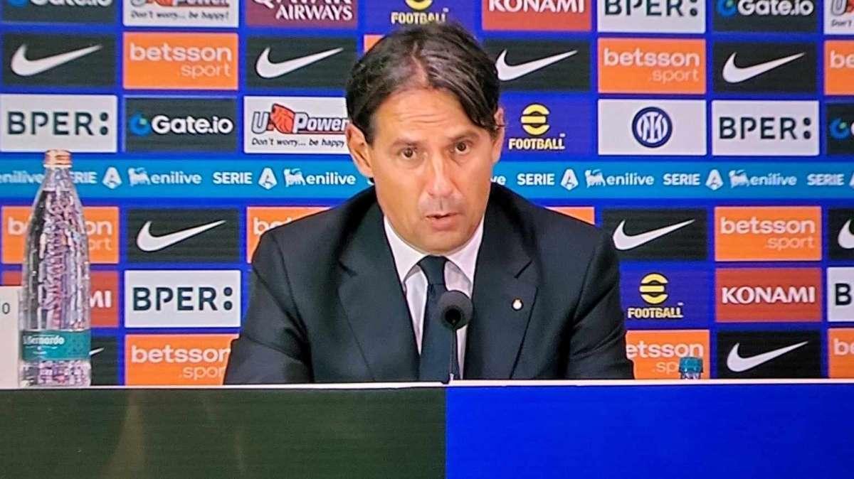 Inzaghi in conferenza: "Dopo il Franchi ho detto al gruppo che sono io il garante, di non ascoltare niente. Rigore? Non esiste"