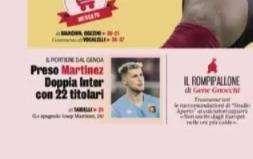 Prima GdS - Preso Martinez. Doppia Inter con 22 titolari