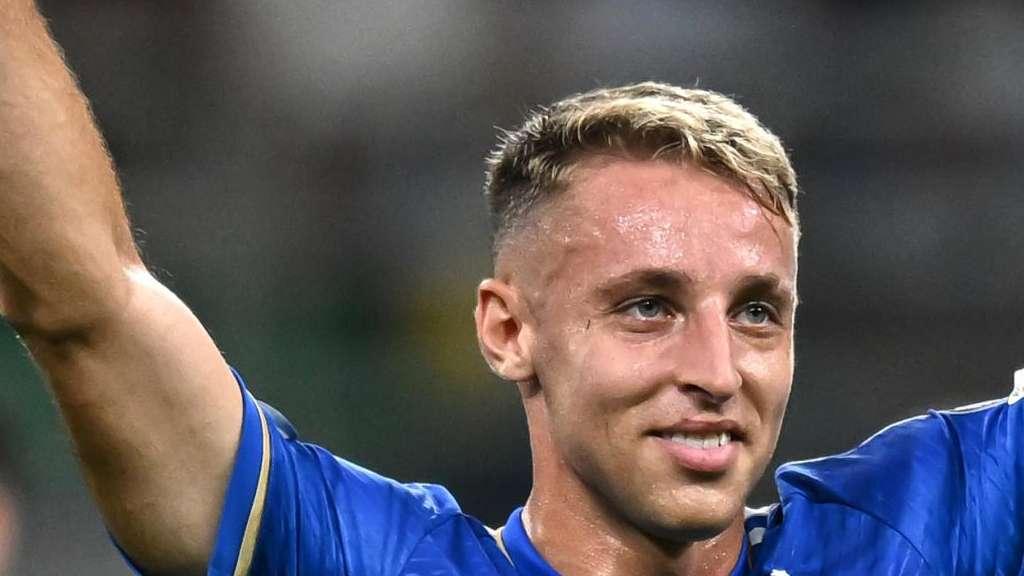 Frattesi-show nel 1°T di Italia-Ucraina: doppietta dell'interista, in azzurro mancava dai tempi di Vieri
