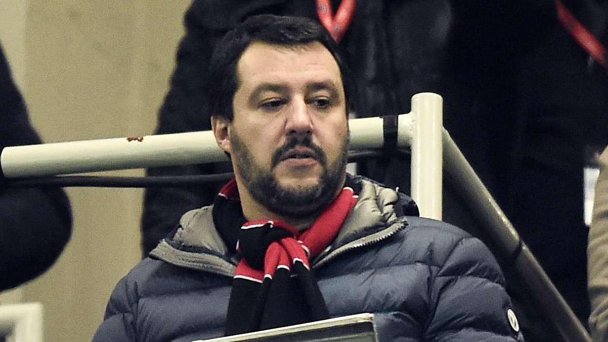 Salvini: "Conto in un nuovo stadio del Milan e in un nuovo stadio dell'Inter. Non parlo da tifoso, ma da ministro"