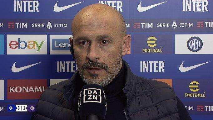 Fiorentina, Italiano a DAZN: "Partita bellissima che abbiamo vinto noi contro una grandissima Inter"
