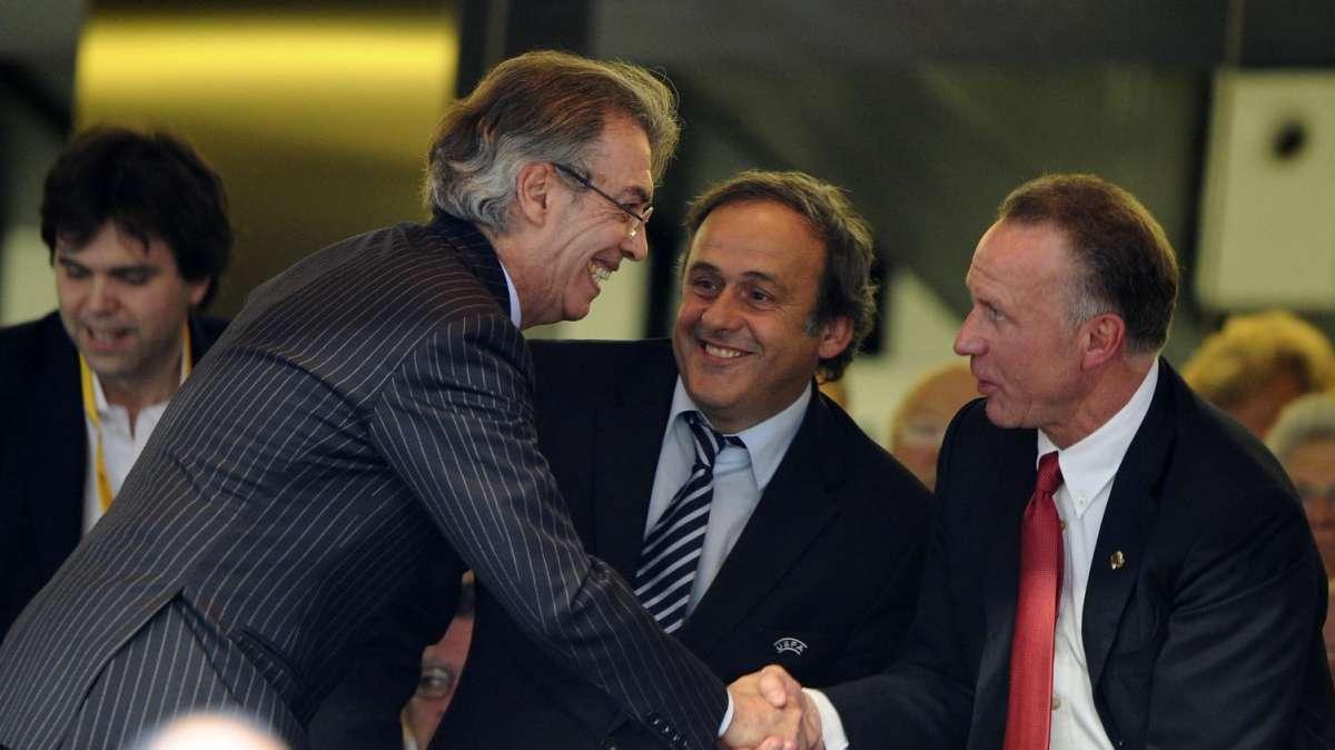 Platini: Moratti ha sposato subito il nuovo sistema