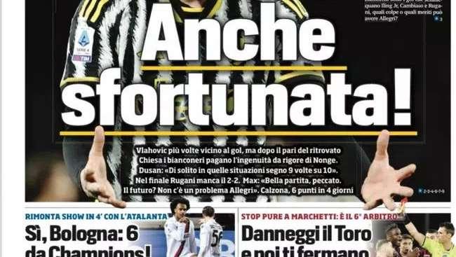 Prima TS - Juventus ko, l'Inter dei record cerca il +15
