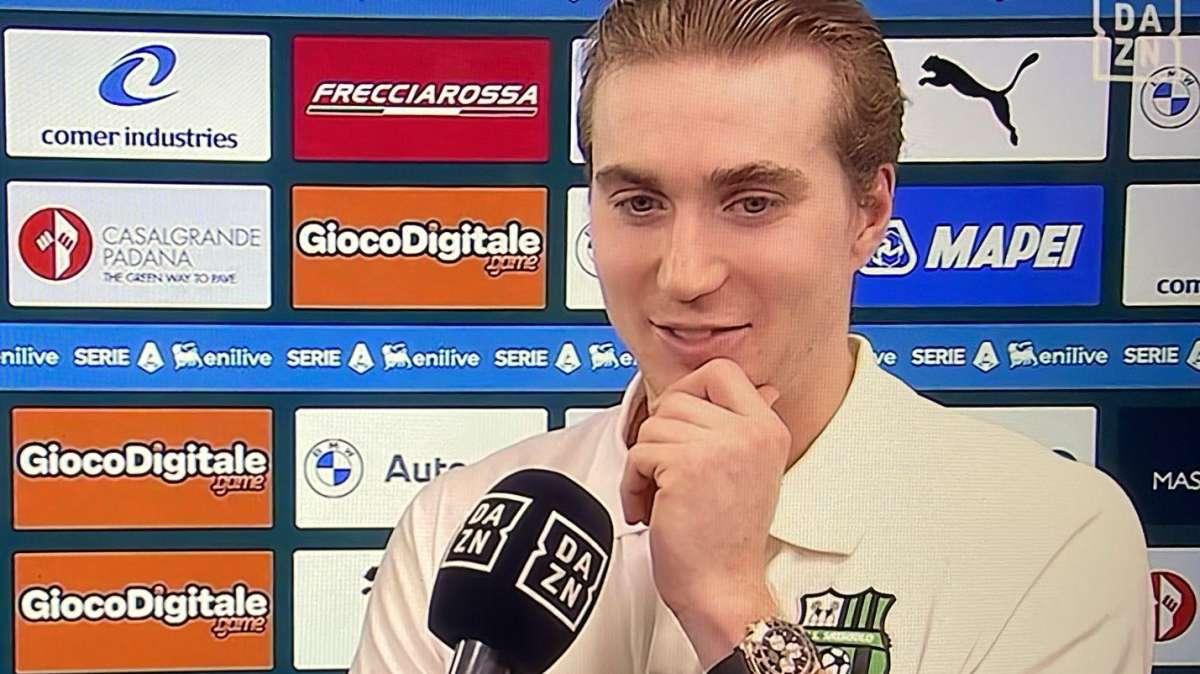 Sassuolo, Thorstvedt a DAZN: "Giocare in dieci contro l'Inter è tosta. Duelli? Difficile contro Bisseck e Akanji"
