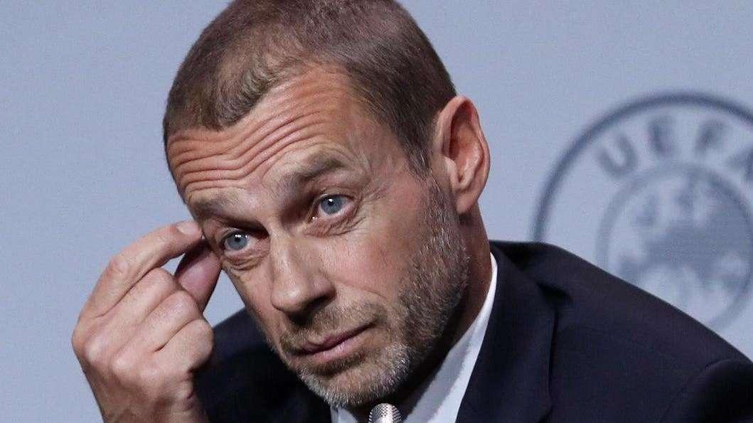 Ceferin: "Porteremo a termine i campionati. Superlega? Distruggerebbe il calcio"