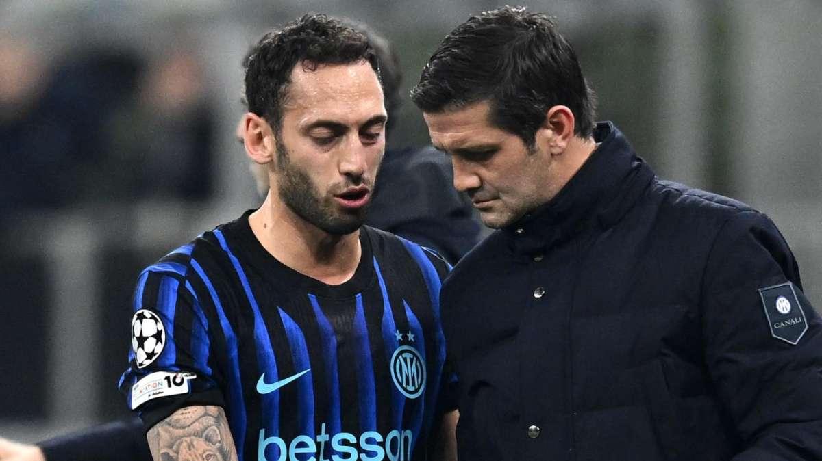 Sky - Acerbi fuori almeno un mese. Calhanoglu, valutazioni giorno per giorno: l'obiettivo è la Supercoppa italiana